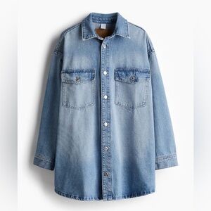H&M Oversized Denim Shirt/Jacket